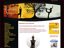 Tablet Screenshot of kamalasyoga.com